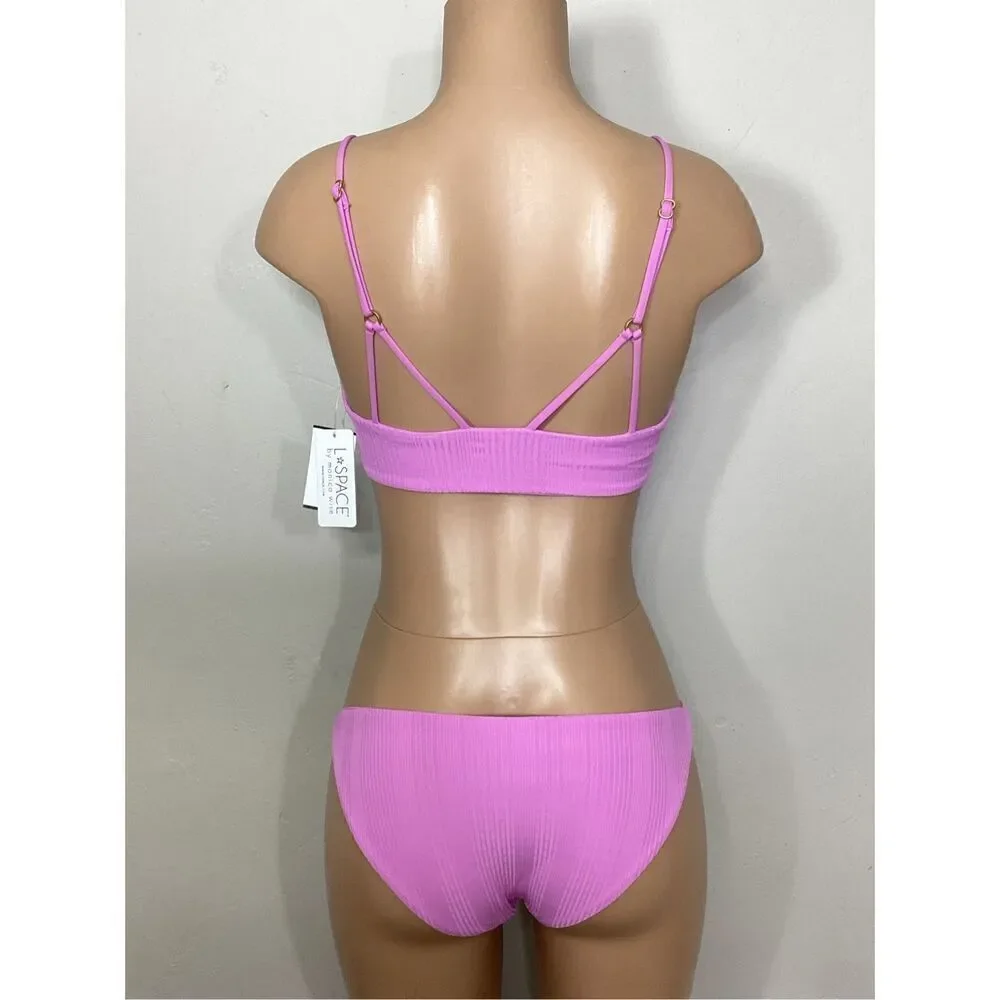 New. L*SPACE v-wire bikini set. Retails $185. Small